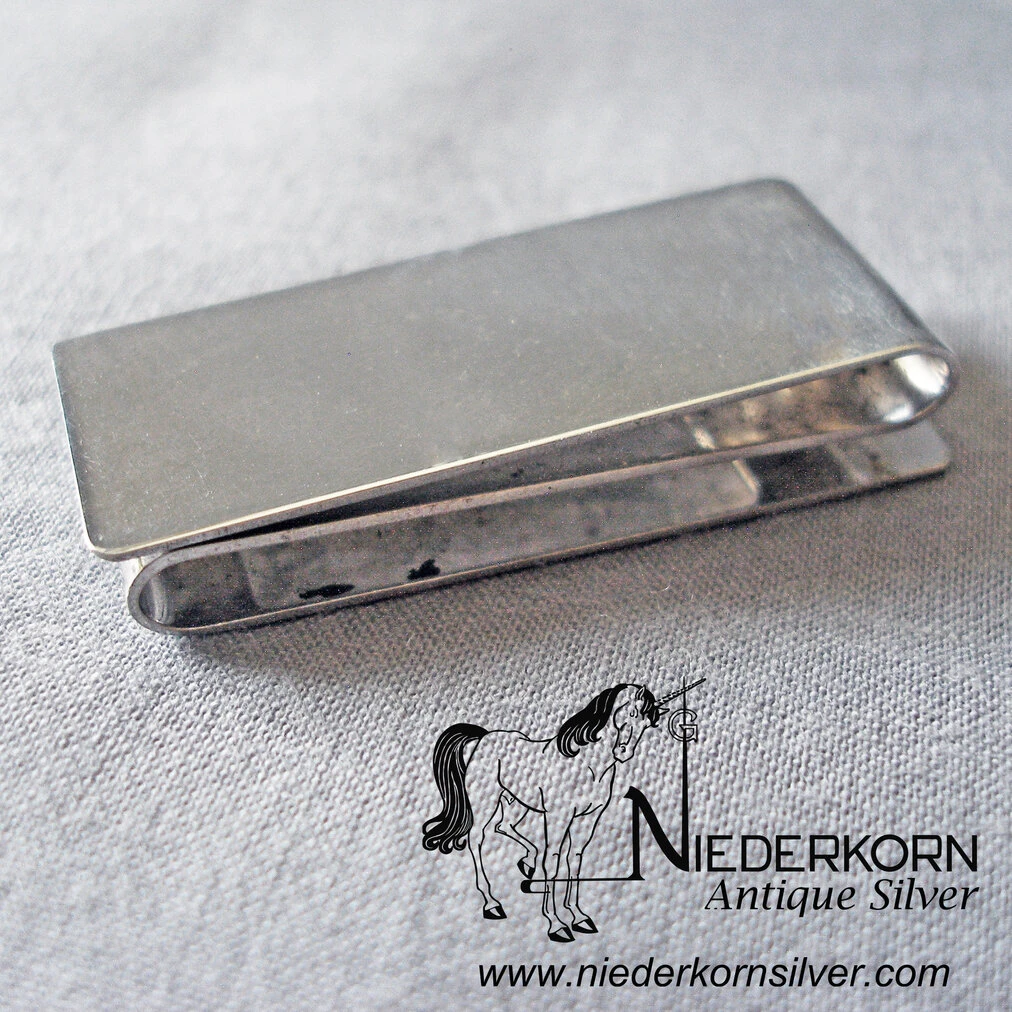 Sterling Silver Money and Credit Card Clip by B. A. Ballou & Co., Inc.