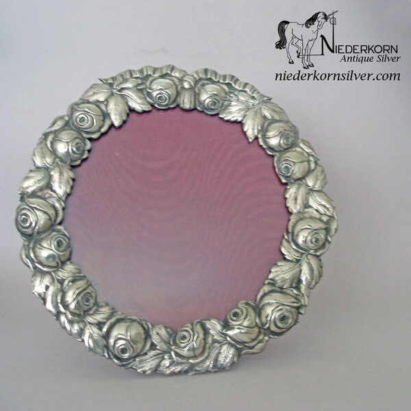 Continental Silver Rose Frame