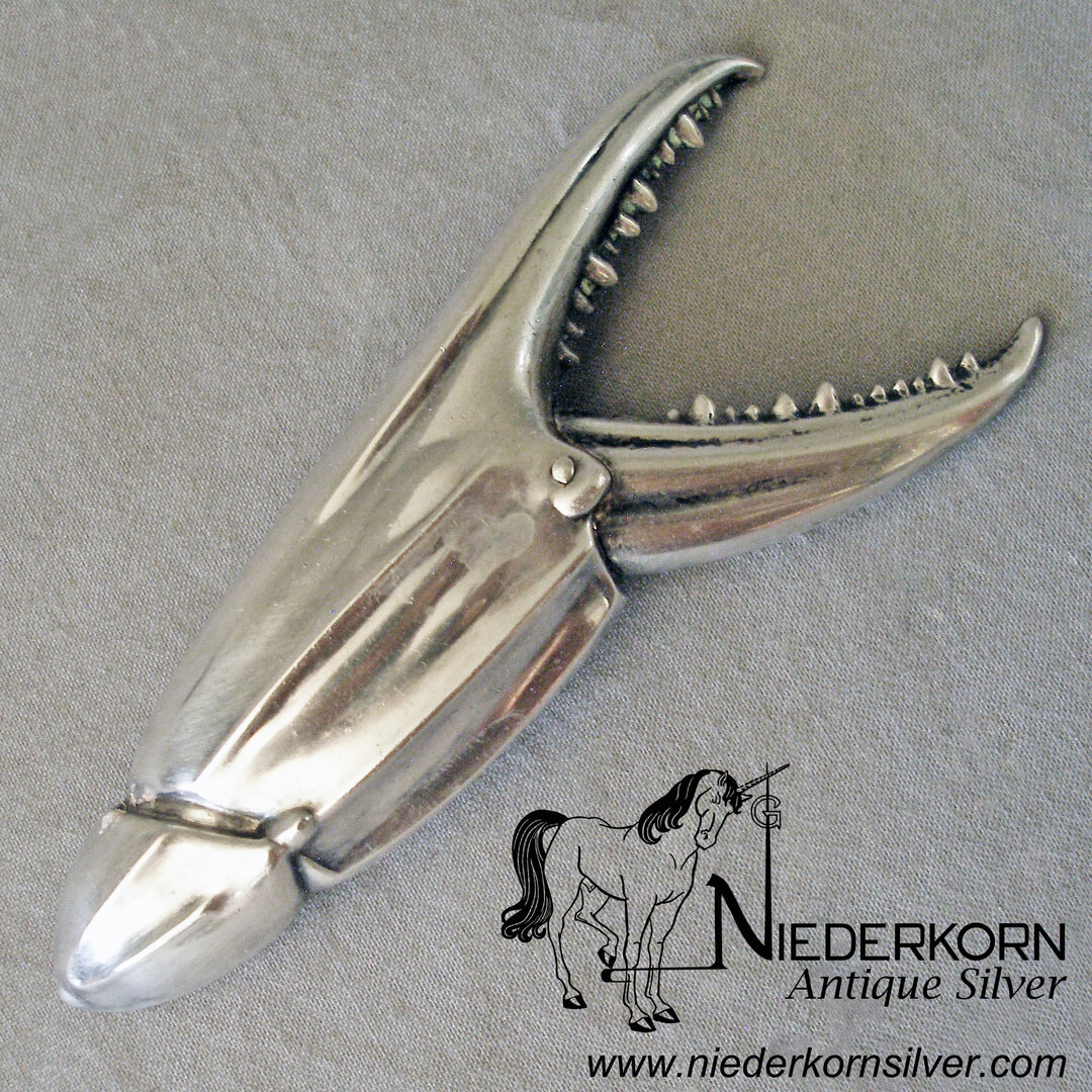 Sterling Silver Crab Claw Tongs