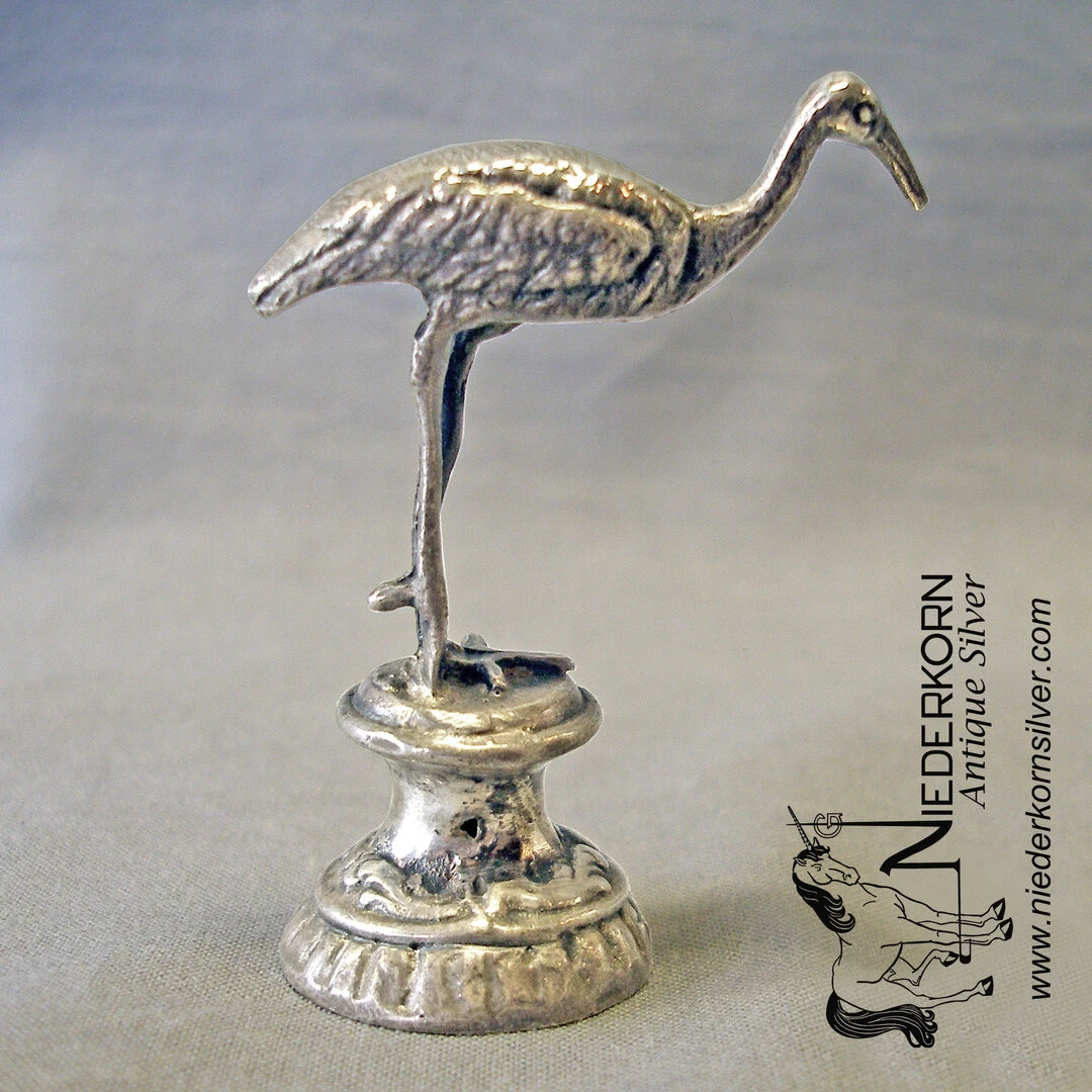 Silver Crane Hand Seal 