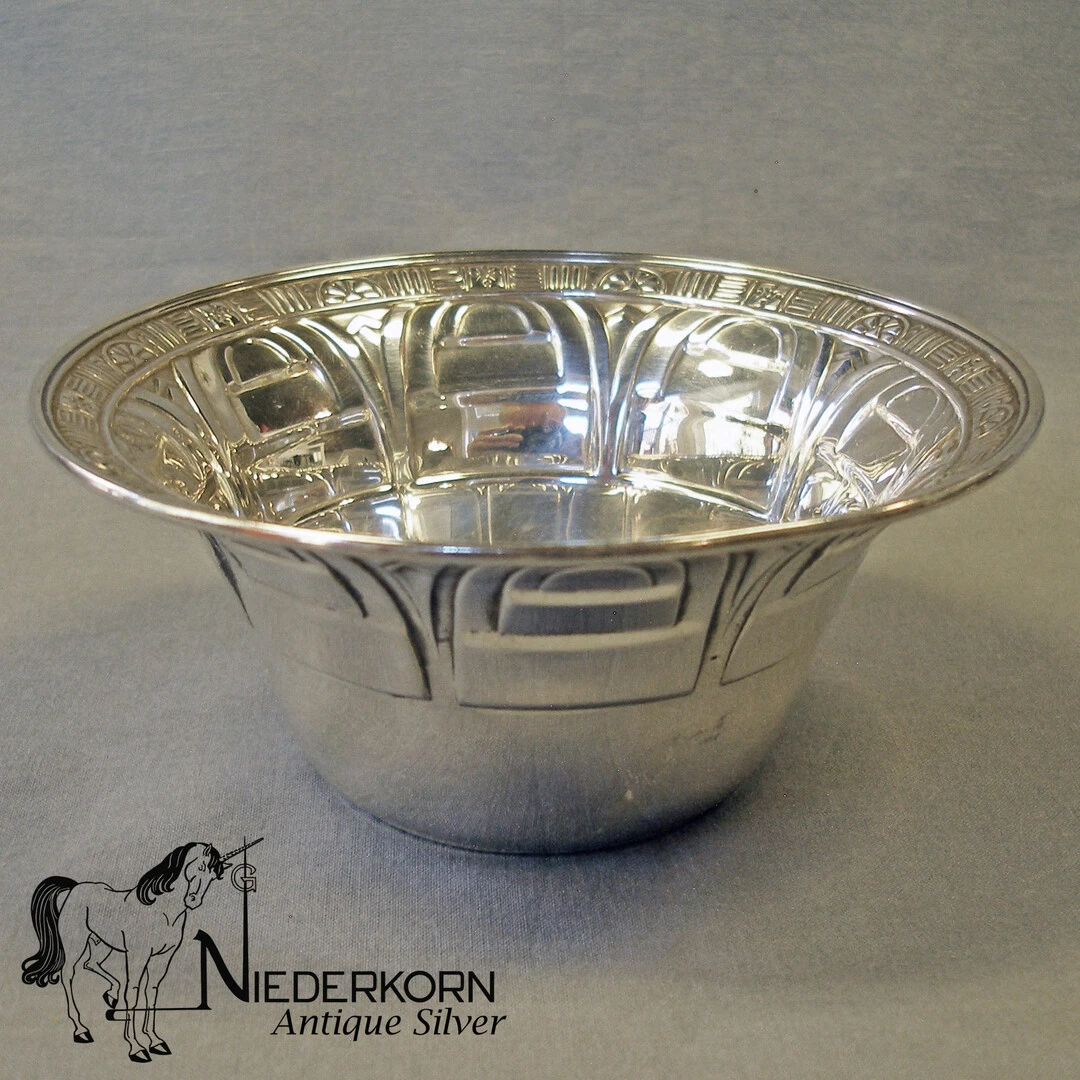 Sterling Silver Gift Line Mayonnaise Bowl by Alvin Corporation