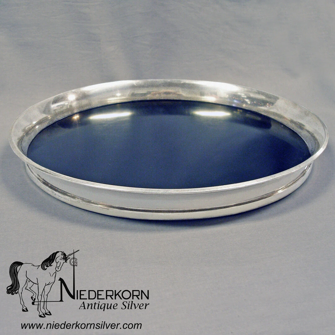 Sterling Silver and Formica Tray by Gorham Manufacturing Company