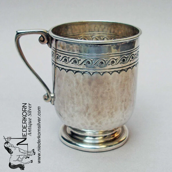 Liberty of London Sterling Silver Baby Cup 1924