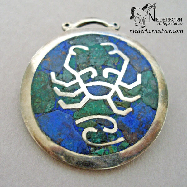 Los Castillo Cancer Pendant Pin Combination