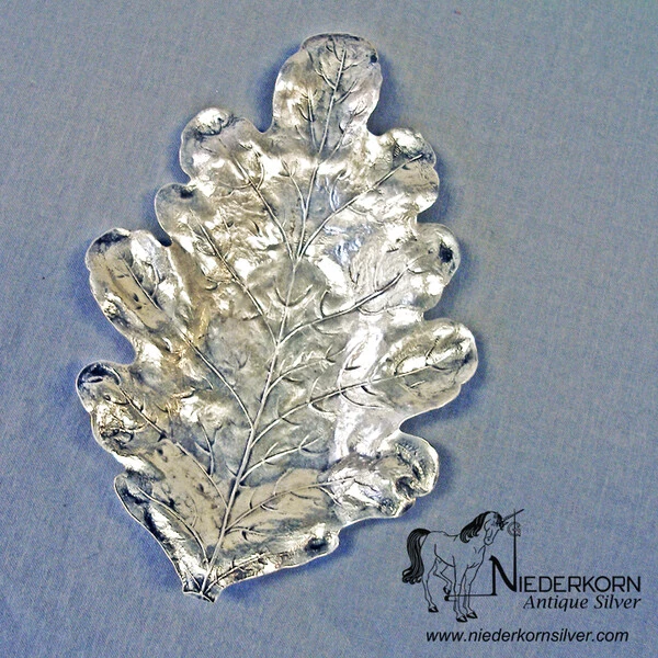 Sterling Oak Leaf Dish by R. Blackinton & Co.