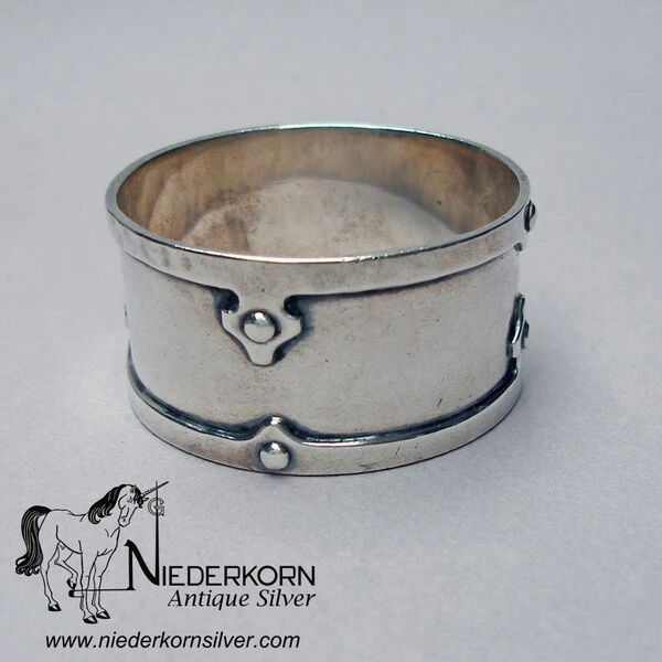 Shreve 14th Century Sterling Silver Napkin Ring